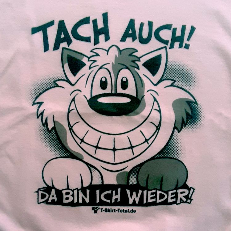 Kinder T-Shirt Rosa mit Wunschname & Spruch Tach auch Da bin ich wieder Kinder T-Shirt Rosa Gr. 122-164 mit Spruch & Motiv und Wunschname Kinder-Bekleidung Tach auch Da bin ich wieder Unisex-Kinder-Bekleidung Geschenkidee für Mädchen und Jungen SALE