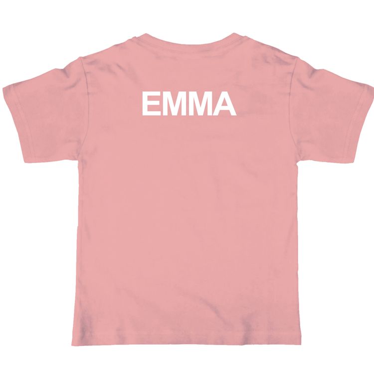 Kinder T-Shirt Rosa mit Wunschname & Spruch Tach auch Da bin ich wieder Kinder T-Shirt Rosa Gr. 122-164 mit Spruch & Motiv und Wunschname Kinder-Bekleidung Tach auch Da bin ich wieder Unisex-Kinder-Bekleidung Geschenkidee für Mädchen und Jungen SALE