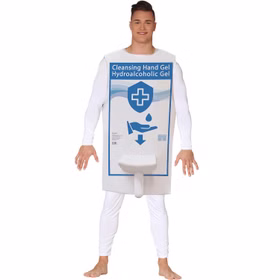 Hand Desinfektion Kostüm Desinfektionsspender Max für Herren Gr. 52/54 JGA Fasching Karneval Mottoparty Hand Desinfektion Kostüm Desinfektionsspender Max für Herren Gr. 52/54 JGA Fasching Karneval Mottoparty