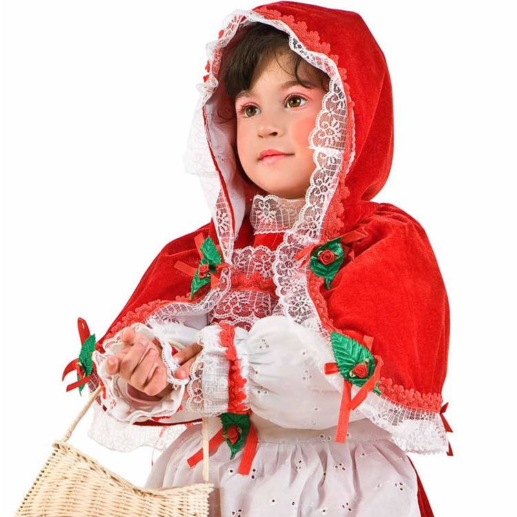 Rotkäppchen Kostüm inkl. Korb Deluxe für Kinder Rotkäppchen Kostüm inkl. Korb Deluxe für Kinder 4-5 Jahre Kleid Märchen Fasching Karneval Mottoparty Kindertheater