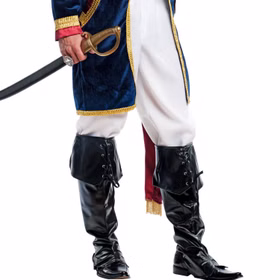 Napoleon Kostüm Kaiser Bonaparte Deluxe für Herren Gr. L-XL weiß-blau Uniform Historisch Fasching Karneval Mottoparty