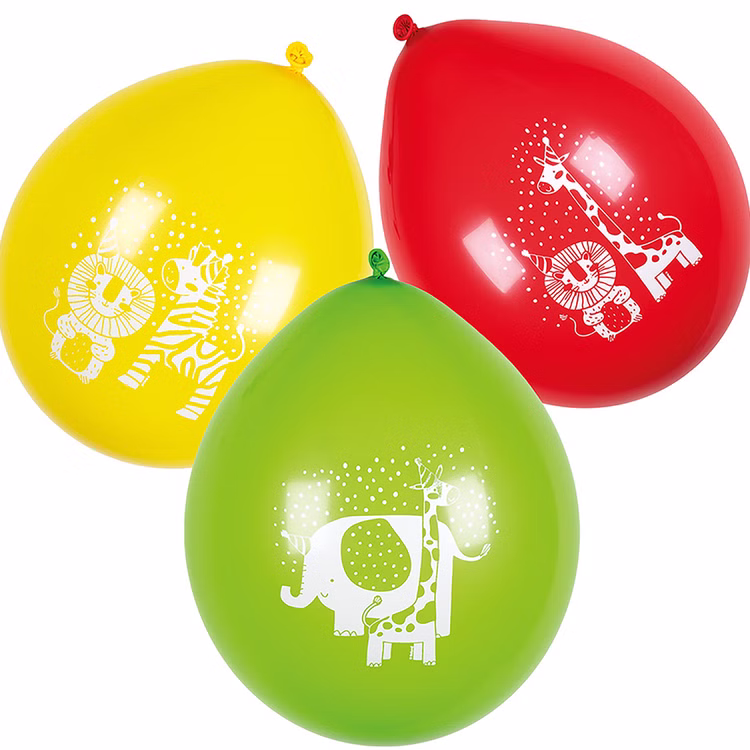 Luftballons Safari Party Wilde Tiere Afrika 6 Stück Party-Deko Kindergeburtstag Party-Zubehör Geburtstag Mottoparty Fasching Luftballons Safari Party Wilde Tiere Afrika 6 Stück Party-Deko Kindergeburtstag Party-Zubehör Geburtstag Mottoparty Fasching