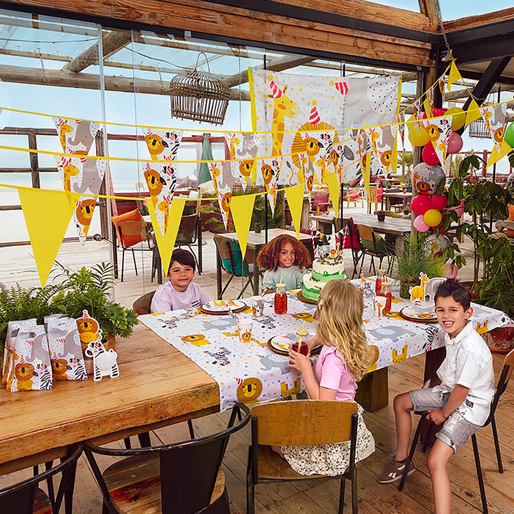 Safari Elefant Löwe & Co. Party-Set Kindergeburtstag, 36-tlg. Geburtstag Deko Tischdeko Dschungel Party-Deko Mottoparty Fasching Schuleingang Luftballons Safari Elefant Löwe & Co. Party-Set Kindergeburtstag, 36-tlg. Geburtstag Deko Tischdeko Dschungel Party-Deko Mottoparty Fasching Schuleingang Luftballons