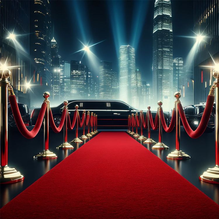 Roter Teppich 450 x 60 cm VIP Party-Zubehör Läufer Hochzeit Geburtstag Roter Teppich 450 x 60 cm VIP Party-Zubehör Läufer Hochzeit Geburtstag Blumenkinder Trauung Mottoparty Fasching Karneval