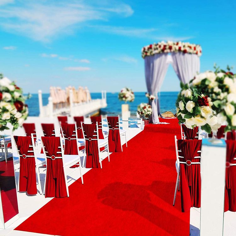 Roter Teppich 450 x 60 cm VIP Party-Zubehör Läufer Hochzeit Geburtstag Roter Teppich 450 x 60 cm VIP Party-Zubehör Läufer Hochzeit Geburtstag Blumenkinder Trauung Mottoparty Fasching Karneval