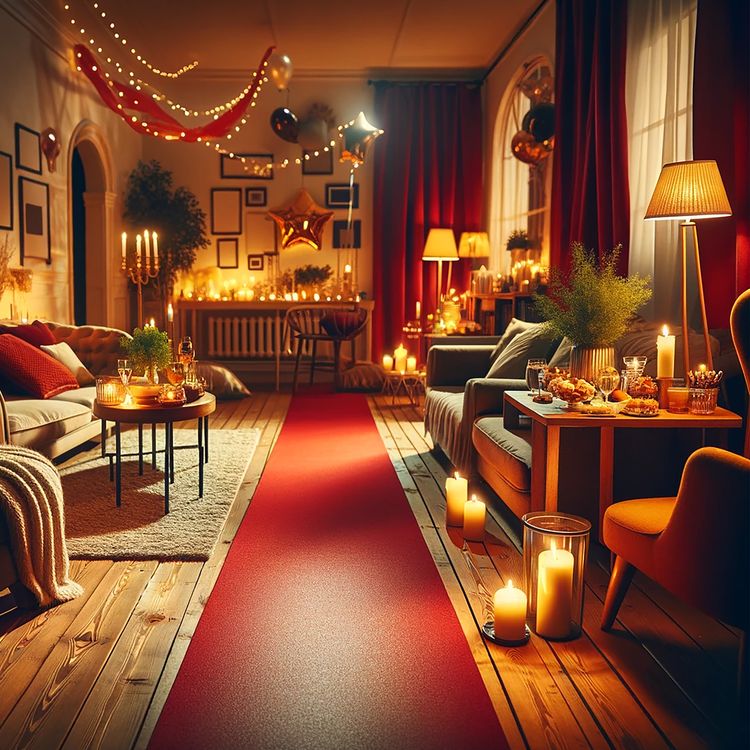 Roter Teppich 450 x 60 cm VIP Party-Zubehör Läufer Hochzeit Geburtstag Roter Teppich 450 x 60 cm VIP Party-Zubehör Läufer Hochzeit Geburtstag Blumenkinder Trauung Mottoparty Fasching Karneval