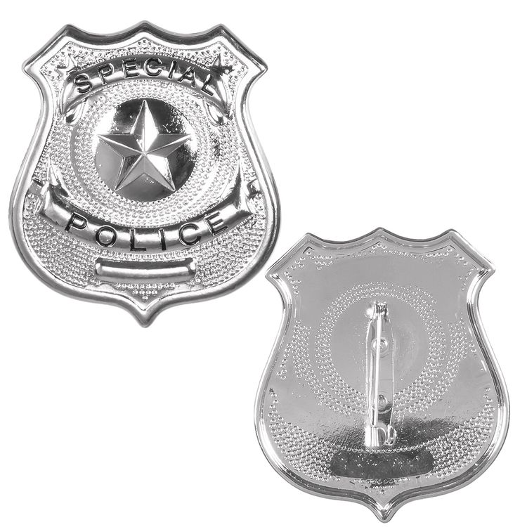 Polizei Kostüm-Zubehör Set Brille Halskette & Polizeimarke für Erwachsene Polizei Kostüm-Zubehör Set Brille Halskette & Polizeimarke für Erwachsene Accessoire Polizist Berufe Fasching Karneval Mottoparty