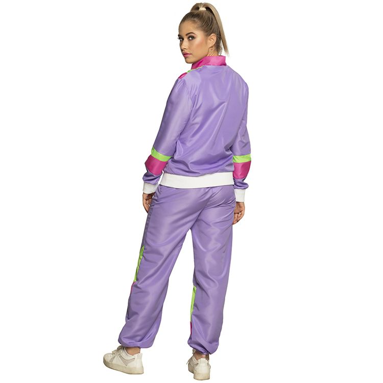 Jogginganzug Kostüm für Damen 90er Jahre Trainingsanzug