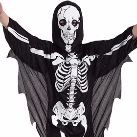 Skelett Kostüm Mr. Scary Halloween Bone für Kinder 4-12 Jahre Knochen Knochen-Kostüm Fasching Karneval Mottoparty Kinderfasching Skelett Kostüm Mr. Scary Halloween Bone für Kinder 4-12 Jahre Knochen Knochen-Kostüm Fasching Karneval Mottoparty Kinderfasching
