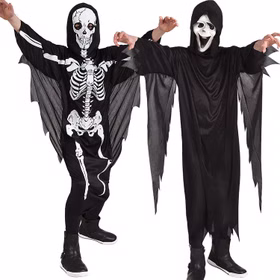 Skelett Kostüm Mr. Scary Halloween Bone für Kinder 4-12 Jahre Knochen Knochen-Kostüm Fasching Karneval Mottoparty Kinderfasching Skelett Kostüm Mr. Scary Halloween Bone für Kinder 4-12 Jahre Knochen Knochen-Kostüm Fasching Karneval Mottoparty Kinderfasching