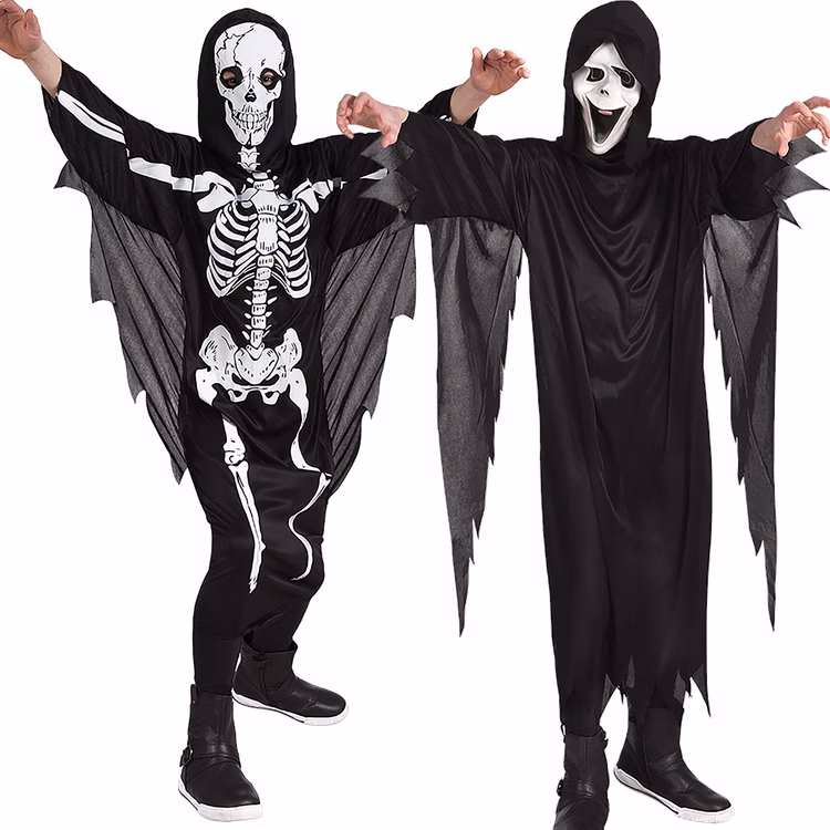 Skelett Kostüm Mr. Scary Halloween Bone für Kinder 4-12 Jahre Knochen Knochen-Kostüm Fasching Karneval Mottoparty Kinderfasching Skelett Kostüm Mr. Scary Halloween Bone für Kinder 4-12 Jahre Knochen Knochen-Kostüm Fasching Karneval Mottoparty Kinderfasching