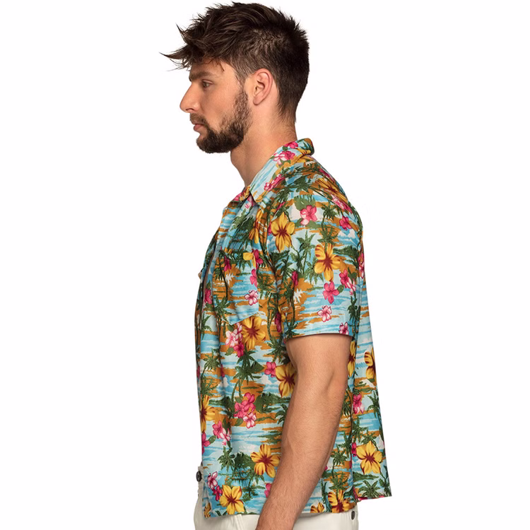 Hawaii Hemd Tropical Paradise für Herren Gr. M-L bunt Beachparty Karibik Südsee SALE Fasching Karneval Mottoparty Hawaii Hemd Tropical Paradise für Herren Gr. M-L bunt Beachparty Karibik Südsee SALE Fasching Karneval Mottoparty