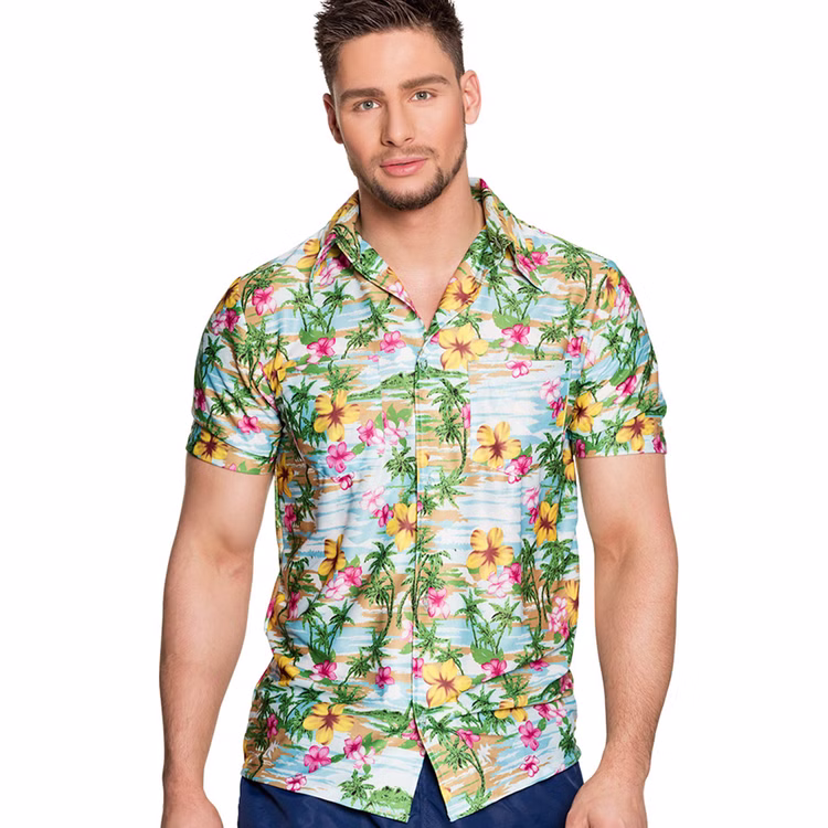 Hawaii Hemd Tropical Paradise für Herren Gr. M-L bunt Beachparty Karibik Südsee SALE Fasching Karneval Mottoparty Hawaii Hemd Tropical Paradise für Herren Gr. M-L bunt Beachparty Karibik Südsee SALE Fasching Karneval Mottoparty