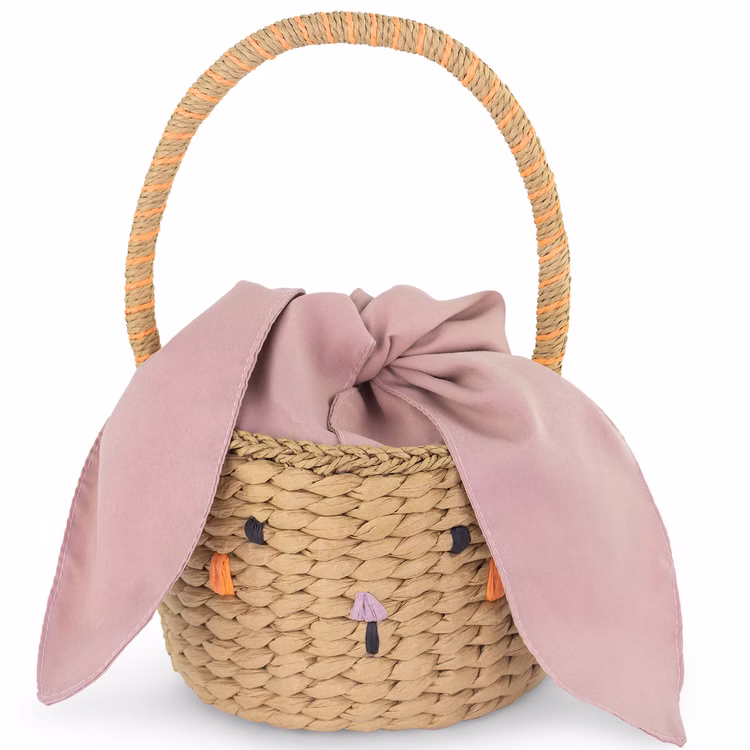 Osterkorb Hasenkörbchen mit Stoffohren 28 x 17 cm zum Eier sammeln Ostern Osterfest Osterhase Osternest für Kinder Deko-Zubehör Dekoration Tischdeko Osterkorb Hasenkörbchen mit Stoffohren 28 x 17 cm zum Eier sammeln Ostern Osterfest Osterhase Osternest für Kinder Deko-Zubehör Dekoration Tischdeko
