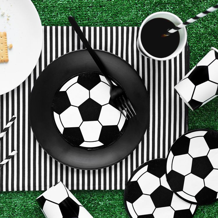 Fußball Party-Set 60-tlg. Tor-Alarm Tisch-Deko für Kinder und Erwachsene Fußball Party-Set 60-tlg. Toralarm Tisch-Deko für Kinder und Erwachsene Kicker-Party Fußball-WM Fußball-EM Kinder-Geburtstag Mottoparty Party Dekoration