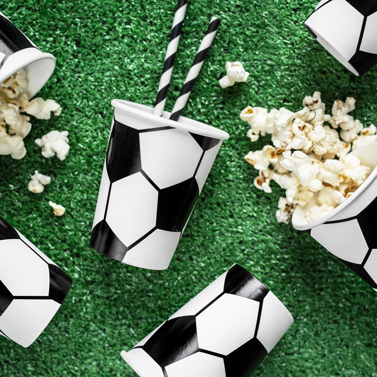 Fußball Party-Set 60-tlg. Tor-Alarm Tisch-Deko für Kinder und Erwachsene Fußball Party-Set 60-tlg. Toralarm Tisch-Deko für Kinder und Erwachsene Kicker-Party Fußball-WM Fußball-EM Kinder-Geburtstag Mottoparty Party Dekoration