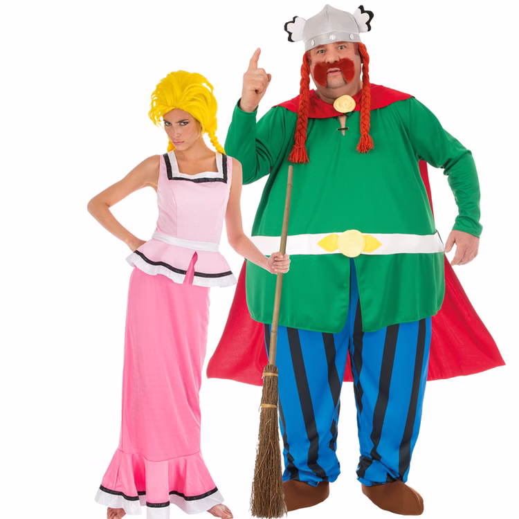 Gutemine Kostüm aus Asterix & Obelix für Damen Gr. S-XL rosa Oberteil und Rock Lizenz-Kostüm Film Fernsehen Fasching Karneval Mottoparty Paar- und Gruppenkostüm Gutemine Kostüm aus Asterix & Obelix für Damen Gr. S-XL rosa Oberteil und Rock Lizenz-Kostüm Film Fernsehen Fasching Karneval Mottoparty Paar- und Gruppenkostüm