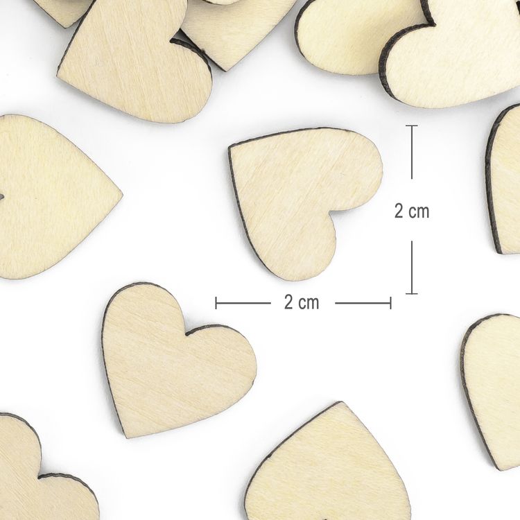 Herzen aus Holz 50 Stück 2 x 2 cm Tisch-Deko Streudeko Malen & Basteln Herzen aus Holz 50 Stück 2 x 2 cm Tisch-Deko Malen & Basteln Streudeko Hochzeit Tisch-Deko Valentinstag Deko Esstisch Party-Deko Geburtstag Liebe Konfetti-Herzen