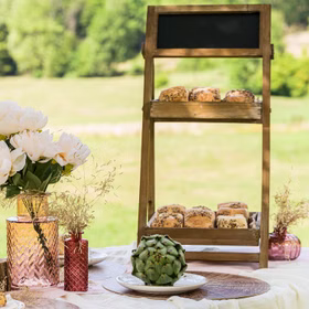 Untersetzer in Baumscheiben-Optik Platz-Set 38 cm Tisch-Deko Hochzeit Geburtstag Sommerfest Dekoration Platz-Set
