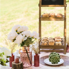 Untersetzer in Baumscheiben-Optik Platz-Set 38 cm Tisch-Deko Hochzeit Geburtstag Sommerfest Dekoration Platz-Set