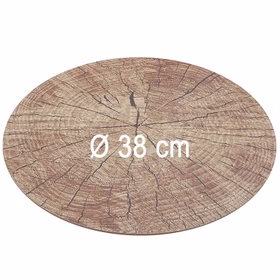 Untersetzer Holz-Optik 6er Platz-Set 38 cm rund abwischbar Tisch-Deko Hochzeit Geburtstag Sommerfest Dekoration Platz-Set Untersetzer Holz-Optik 6er Platz-Set 38 cm rund abwischbar Tisch-Deko Hochzeit Geburtstag Sommerfest Dekoration Platz-Set