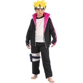 Boruto Kostüm Boruto Uzumaki für Kinder Gr. 128-152 Naruto Manga Fasching Karneval Mottoparty Anime Gruppenkostüm Familienkostüm Kinderfasching Kindergeburtstag Filmheld