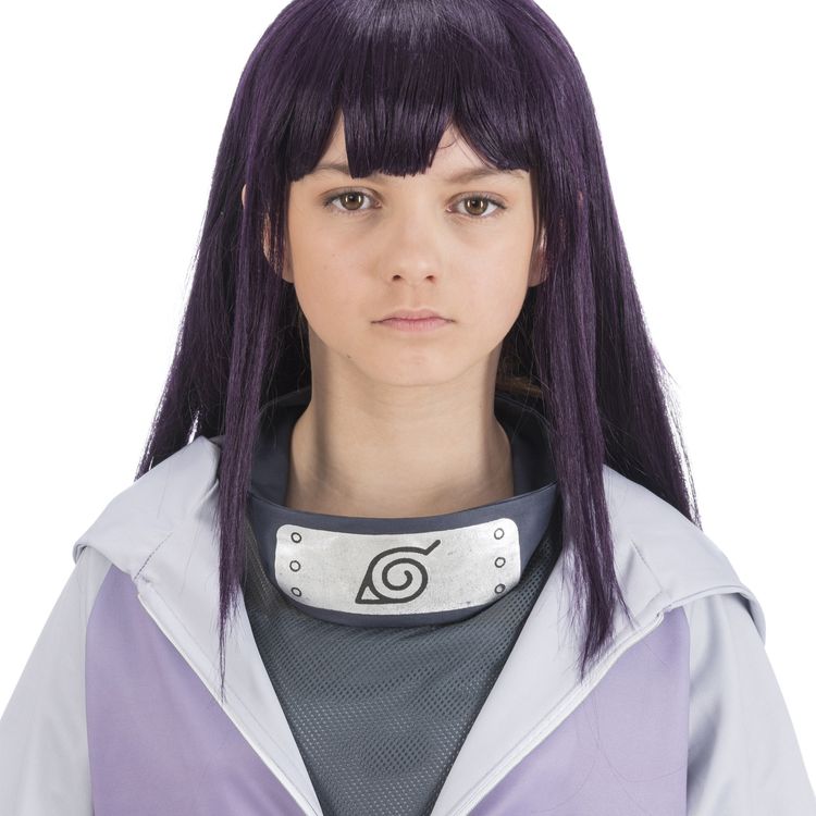 Naruto Kostüm Hinata Uzumaki für Kinder Gr. 128-152 blau lila Manga Fasching Karneval Mlottoparty Anime Kinderfasching Filmheld Familienkostüm Gruppenkostüm