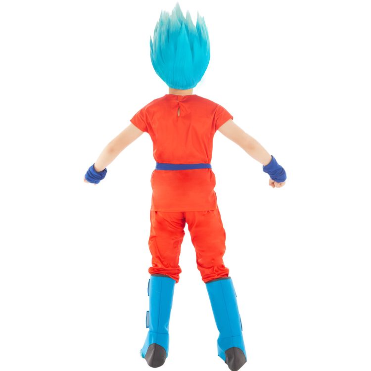 Dragonball Kostüm Goku Saiyan Super für Kinder Gr. 128-152 Anime Manga Fasching Karneval Mottoparty Kinderfasching Kindergeburtstag Cosplay Familienkostüm