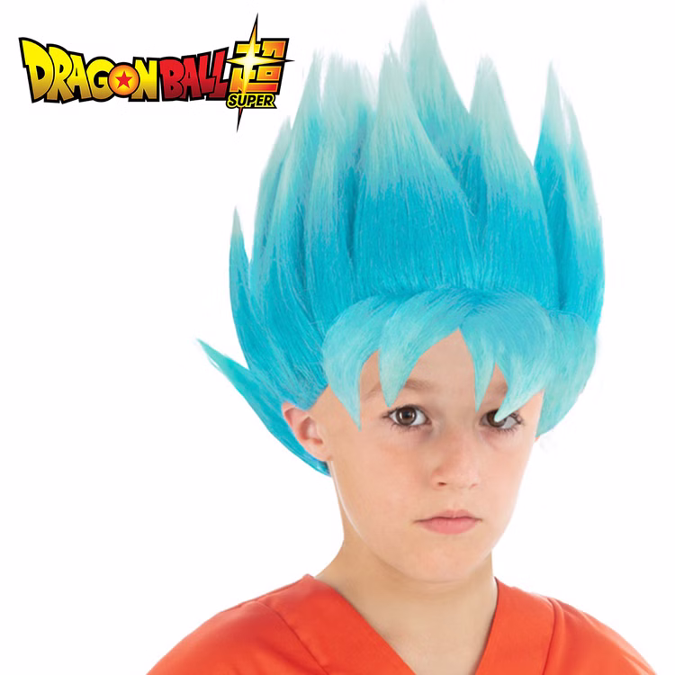 Dragonball Perücke hellblau Goku Saiyan Super für Kinder Kostüm-Zubehör Dragon Ball Super Lizenz-Perücke Fasching Karneval Kinderfasching Kindergeburtstag Mottoparty Dragonball Perücke hellblau Goku Saiyan Super für Kinder Kostüm-Zubehör Dragon Ball Super Lizenz-Perücke Fasching Karneval Kinderfasching Kindergeburtstag Mottoparty