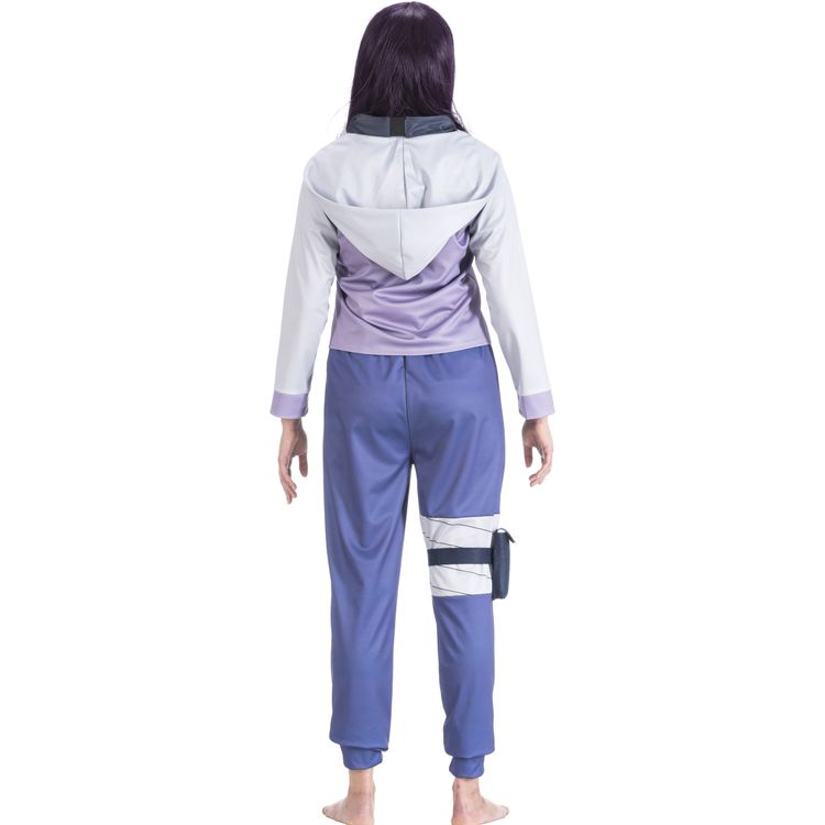 Naruto Kostüm Hinata Uzumaki für Damen Gr. S-L lila Manga Fasching Karneval Mottoparty Anime Paar- und Gruppenkostüm Familienkostüm