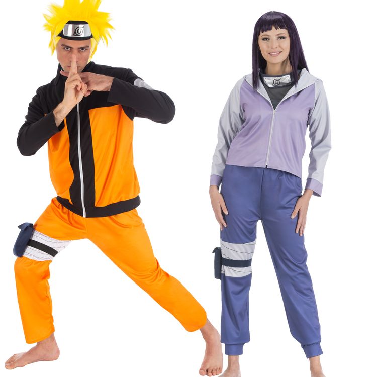 Naruto Kostüm Hinata Uzumaki für Damen Gr. S-L lila Manga Fasching Karneval Mottoparty Anime Paar- und Gruppenkostüm Familienkostüm