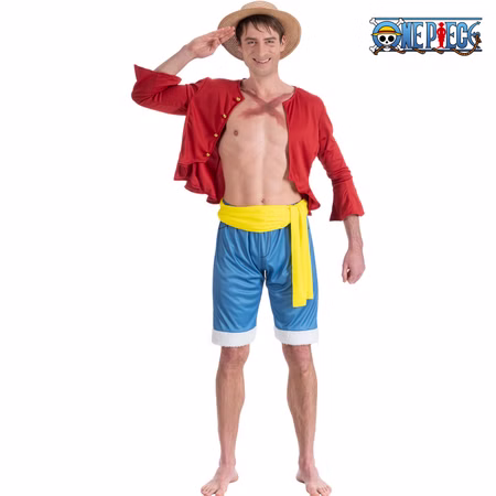 One Piece Kostüm Ruffy Strohhut Monkey D. Ruffy für Herren Gr. S-XL Anime Manga Monkey D. Ruffy Fasching Karneval Mottoparty Monkey D. Luffy Filmheld Familienkostüm Paar- und Gruppenkostüm Cosplay One Piece Kostüm Ruffy Strohhut Monkey D. Ruffy für Herren Gr. S-XL Anime Manga Monkey D. Ruffy Fasching Karneval Mottoparty Monkey D. Luffy Filmheld Familienkostüm Paar- und Gruppenkostüm Cosplay