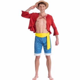 One Piece Kostüm Ruffy Strohhut Monkey D. Ruffy für Herren Gr. S-XL Anime Manga Monkey D. Ruffy Fasching Karneval Mottoparty Monkey D. Luffy Filmheld Familienkostüm Paar- und Gruppenkostüm Cosplay One Piece Kostüm Ruffy Strohhut Monkey D. Ruffy für Herren Gr. S-XL Anime Manga Monkey D. Ruffy Fasching Karneval Mottoparty Monkey D. Luffy Filmheld Familienkostüm Paar- und Gruppenkostüm Cosplay