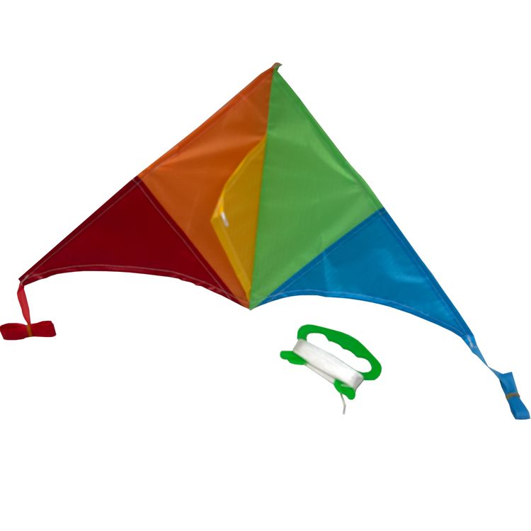 Drache Einleiner bunt Delta Mini ab 3 Jahre 2 mm Fiberglas 50 x 25 cm Flugdrache Herbst Drachen steigen Ostsee Nordsee