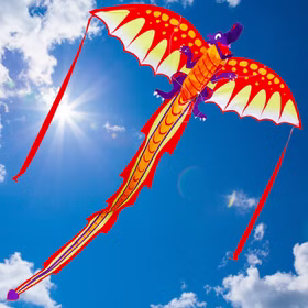 Drache Einleiner Drache Phoenix ab 6 Jahre 4 mm Fiberglas 191 x 102 cm Flugdrache Herbst Drachen steigen Ostsee Nordsee