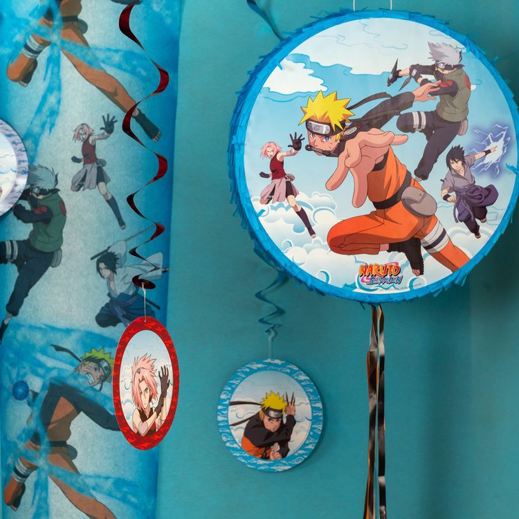 Naruto Pinata rund blau Naruto Shippuden 40 cm Party-Deko für Kinder Naruto Pinata rund blau Naruto Shippuden 40 cm Party-Deko für Kinder Party-Zubehör Deko Geburtstag Kindergeburtstag Anime Manga
