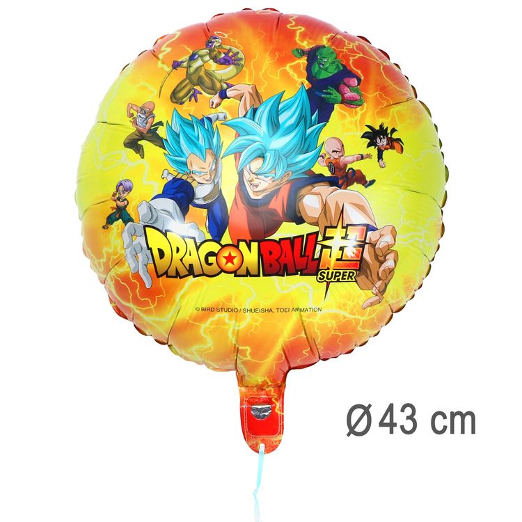 Dragon Ball Folienballon rund Manga 43 cm Party-Deko Dragon Ball Folienballon rund Manga 43 cm Party-Deko Tisch-Deko Dekoration Geburtstag Kindergeburtstag Manga-Party Mottoparty Serie Comic Ballon Luftballon