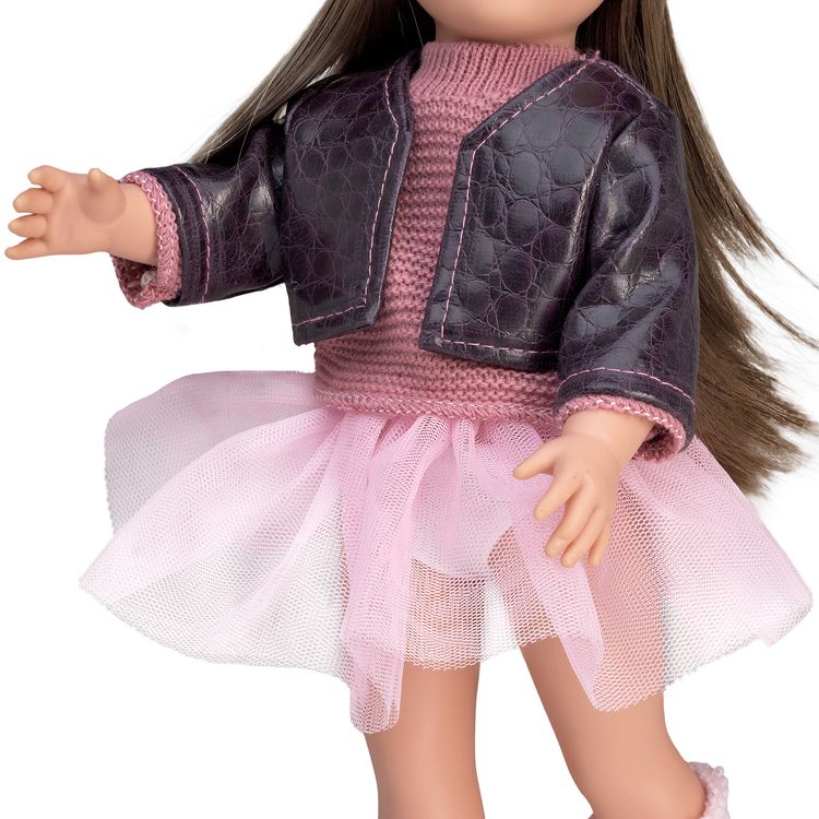 Puppe Lena 33 cm mit langen braunen Haaren zum Frisieren & Bekleidung Spielzeug Puppe Lena 33 cm mit langen braunen Haaren zum Frisieren & Bekleidung Spielzeug für Kinder Spielpuppe Babypuppe Spielwaren Geschenk für Kinder Puppenmama