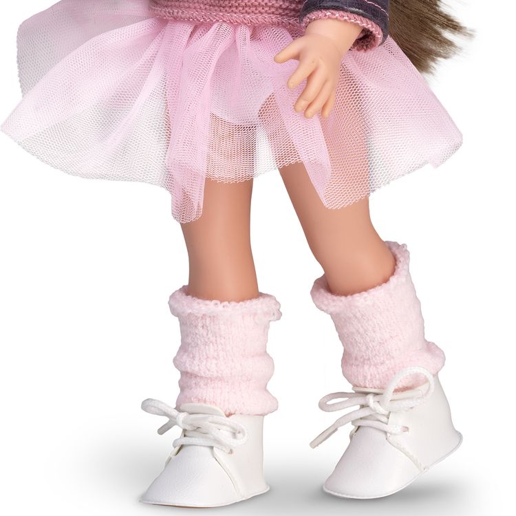 Puppe Lena 33 cm mit langen braunen Haaren zum Frisieren & Bekleidung Spielzeug Puppe Lena 33 cm mit langen braunen Haaren zum Frisieren & Bekleidung Spielzeug für Kinder Spielpuppe Babypuppe Spielwaren Geschenk für Kinder Puppenmama