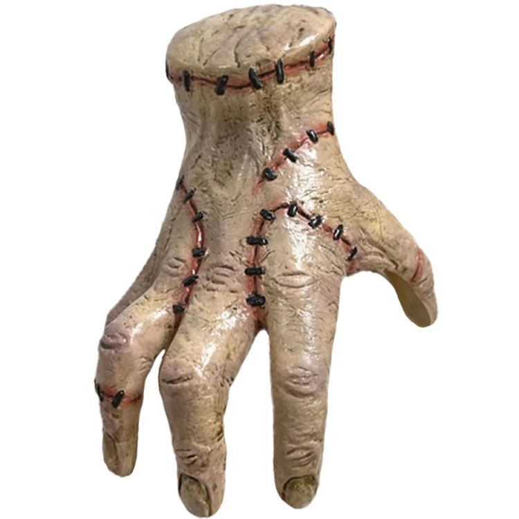 Eiskaltes Händchen aus Latex Hand Schulterhalter Kostüm-Zubehör für Erwachsene Lizenz Accessoire auf der Schuler Fasching Karneval Mottoparty Gruppenkostüm Paarkostüm