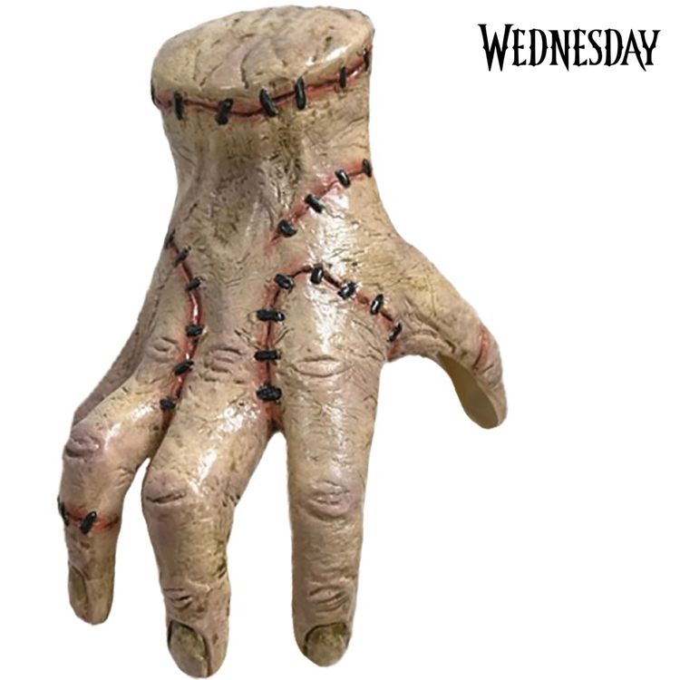 Eiskaltes Händchen aus Latex Hand Schulterhalter Kostüm-Zubehör für Erwachsene Lizenz Accessoire auf der Schuler Fasching Karneval Mottoparty Gruppenkostüm Paarkostüm