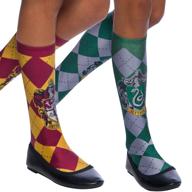 Slytherin Socken grün-silbern kariert Harry Potter für Kinder und Erwachsene Slytherin Socken grün-silbern kariert Harry Potter Kostüm-Zubehör Fasching Karneval Mottoparty