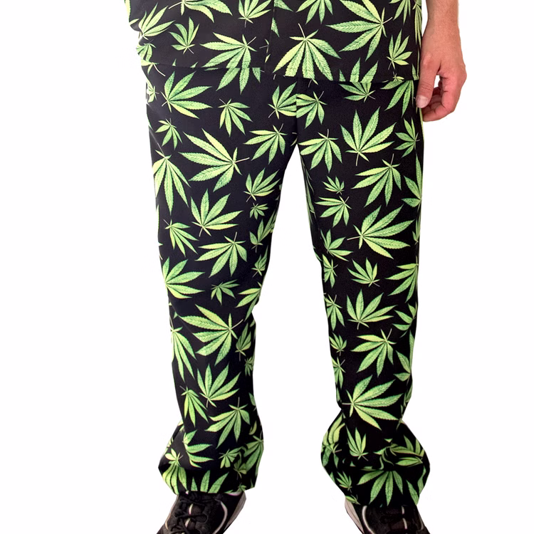 Cannabis Hose schwarz & grünen Hanf-Blättern für Herren Gr. 50-58 JGA Beachparty Freizeit-Look Sommerhemd Fasching Karneval Mottoparty Cannabis Hose schwarz & grünen Hanf-Blättern für Herren Gr. 50-58 JGA Beachparty Freizeit-Look Sommerhemd Fasching Karneval Mottoparty