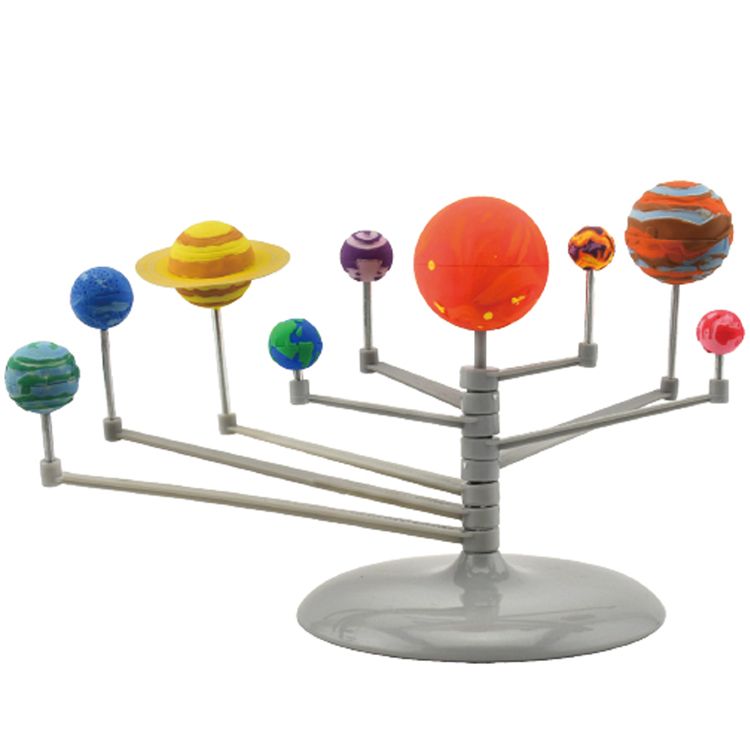 Planetarium Baukasten Sonnensystem zum selbst basteln für Kinder Experiment Bastel-Set Kreativ-Set Spielzeug Forscher Weltraum entdecken