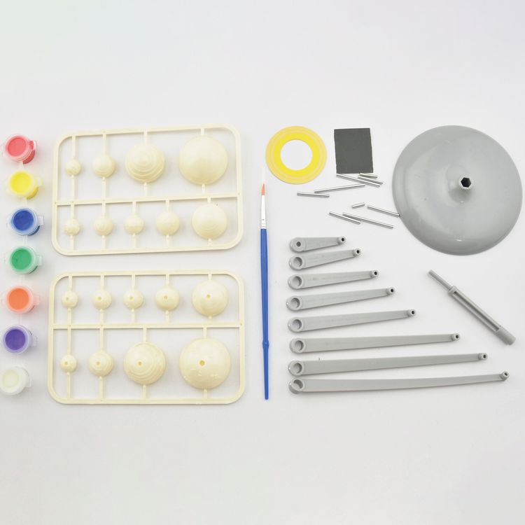 Planetarium Baukasten Sonnensystem zum selbst basteln für Kinder Experiment Bastel-Set Kreativ-Set Spielzeug Forscher Weltraum entdecken