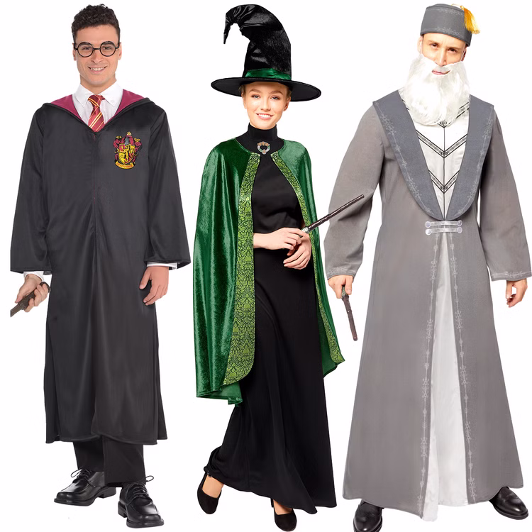 Harry Potter Kostüm Professorin McGonagall für Damen Gr. S-XL grün Hexe Zauberin Lizenzkostüm Fasching Karneval Mottoparty Paar- und Gruppenkostüm Harry Potter Kostüm Professorin McGonagall für Damen Gr. S-XL grün Hexe Zauberin Lizenzkostüm Fasching Karneval Mottoparty Paar- und Gruppenkostüm