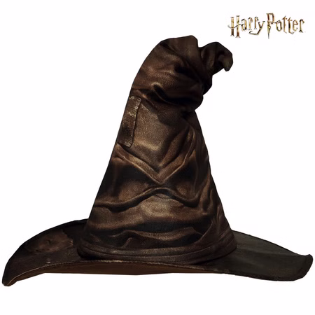 Sprechender Hut aus Harry Potter Hogwarts braun Kostüm-Zubehör für Erwachsene Kopfbedeckung Fasching Karneval Mottoparty Sprechender Hut aus Harry Potter Hogwarts braun Kostüm-Zubehör für Erwachsene Kopfbedeckung Fasching Karneval Mottoparty