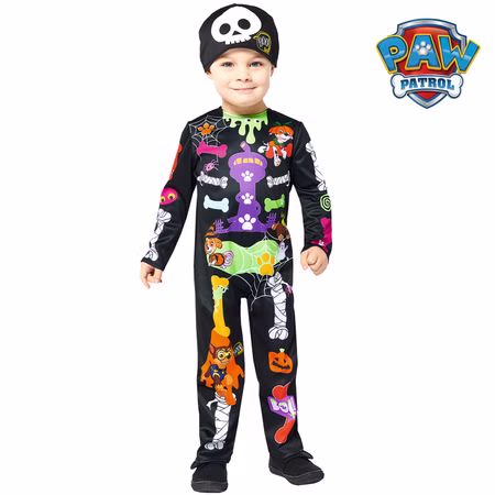 Paw Patrol Kostüm Halloween Skelett bunt für Kinder 2-6 Jahre Hunde Lizenzkostüm Fasching Karneval Mottoparty Kinderfasching Paw Patrol Kostüm Halloween Skelett bunt für Kinder 2-6 Jahre Hunde Lizenzkostüm Fasching Karneval Mottoparty Kinderfasching