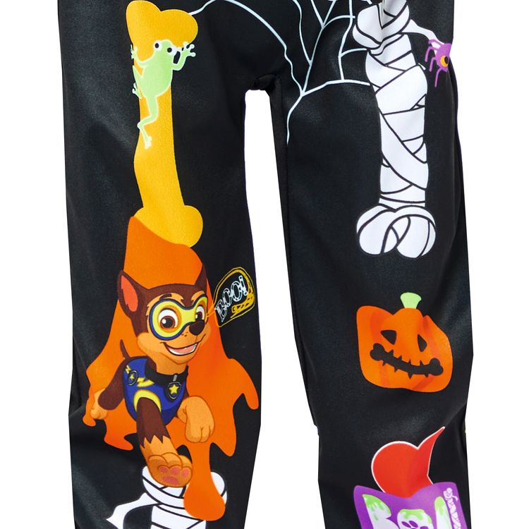 Paw Patrol Kostüm Halloween Skelett bunt für Kinder 2-6 Jahre Hunde Lizenzkostüm Fasching Karneval Mottoparty Kinderfasching