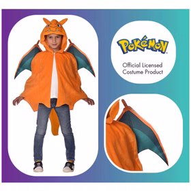 Pokemon Kostüm Glurak für Kinder 8-12 Jahre orange Tier Fasching Karneval Mottoparty Lizenzkostüm Manga Comic Serie Kinderfasching Pokemon Kostüm Glurak für Kinder 8-12 Jahre orange Tier Fasching Karneval Mottoparty Lizenzkostüm Manga Comic Serie Kinderfasching